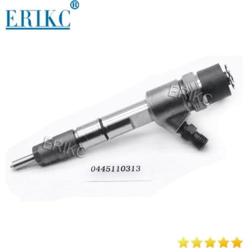 ERIKC 0 445 110 313 Auto Fuel Injection 0445110313 Diesel Common Rail Injector 0445 110 313 for JAC FORSTINGER E049332000035
