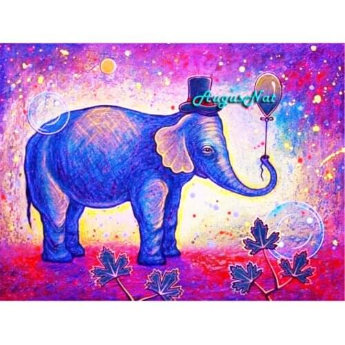 Elephant diamond painting full square animals wall art decor diamond dotz diamont cross stitch sticker mosaic picture hand craft