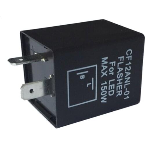 KKMOON 2-Pin CF12ANL-01 Electronic Led Flasher Relay Fix Turn Signal Bulbs Hyper Flash Issue