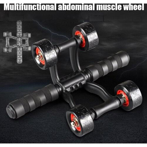Abdominal Roller Wheel Exercise Equipment Wheel Ergonomic Abdominal Roller Workout Equipment Home XR-Hot