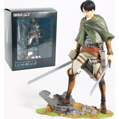 Attack on Titan Levi Ackerman 1/8 Scale PVC Figure Model Toy Collection Statue
