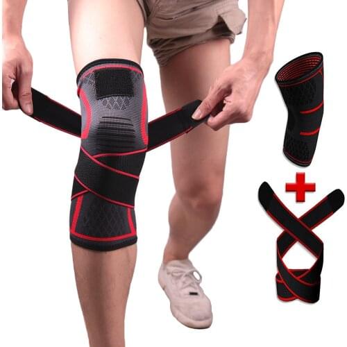 Kinesiology Tape Knee Pads Fitness Running Cycling Knee Support Braces Elastic Nylon Sport Knee Pad Basketball Knee Pads Kneepad