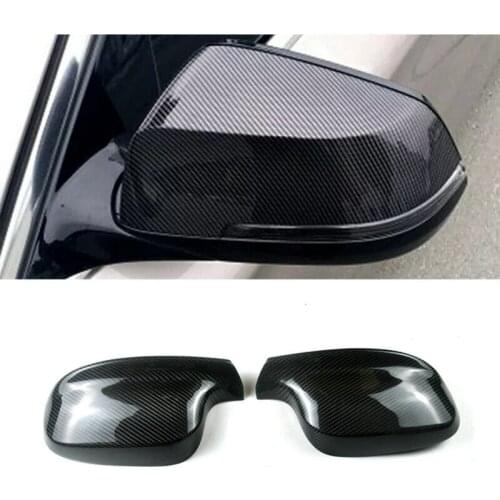 Real Carbon Fiber For-BMW X1 F48 F49 F40 F52 F39 Side Wing Rearview Mirror Cover Cap Car Accessories
