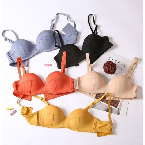 Original strapless underwear for women, no slip off-shoulder bra, no underwire, small breast, and sexy back bra