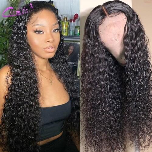 30 Inch Deep Curly Lace Front Wig 13x4x1 T Part Lace Wig Human Hair Pre Plucked 4x4 Clsoure Wig Curly Lace Front Human Hair Wigs