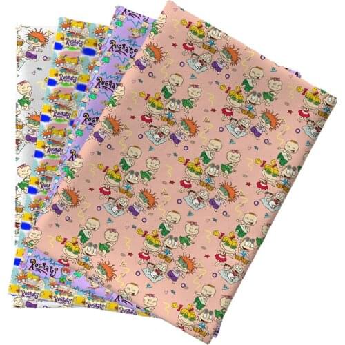 Half yard 45*140cm cartoon princess Tissue Kids Home Textile polyester cotton fabric mask