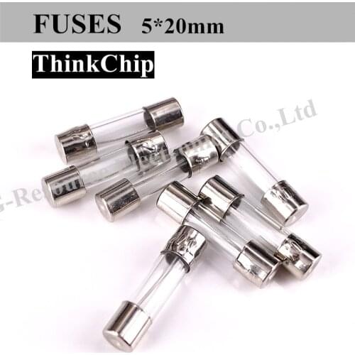 20pcs) Glass Tube Fuse 5*20mm 0.1A 0.2A 0.5A 1A 2A 2.5A 3A 3.15A 4A 5A 6A 7A 8A 10A 12A 15A /250V Fast Quick Blow Fuses