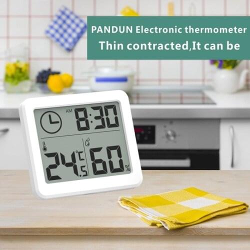 Ultra-thin Smart Hygrometer Electronic Digital Thermometer Digital Household Kitchen Thermometers Indoor Hygrometer