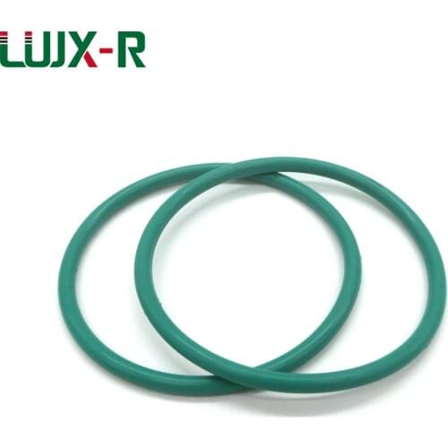 LUJX-R 10pcs 4mm O Ring Seal Green O-Ring FKM O-Ring Fluorine Washer OD30/31/32/33/35/37/3840/41/42/44/46mm Sealing Ring Gasket