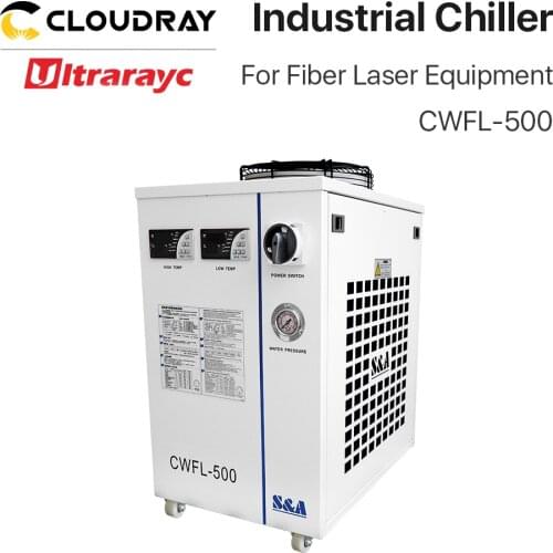 Ultrarayc S&A Air Water Chiller for Fiber Cutting Machine CWFL-500 Series With Digital Temperature Controller