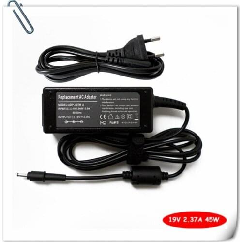 AC Adapter Battery Charger For Asus ZenBook UX21 UX31 UX21E UX31E UX31K ADP-45AW 19V 2.37A 45W Notebook Power Supply Cord