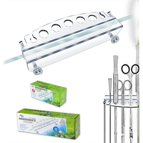 10cm 15cm Acrylic Maintenance Holder Keeping Water Plant Tools For Aquarium Fish Tank marine aquarium accessories