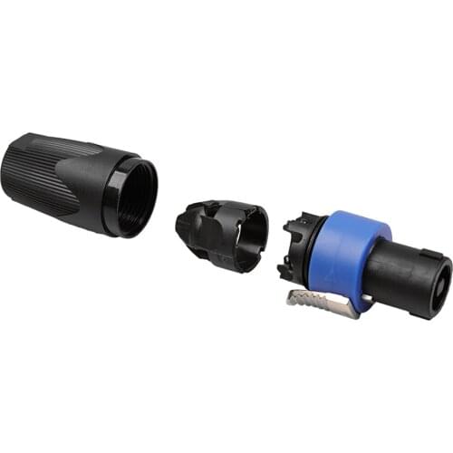 2/10x 4 Pole Audio Speaker Plugs Twist Lock Connectors for Neutrik NL4FC