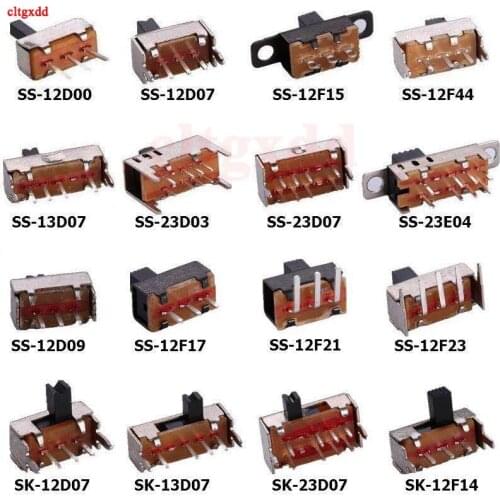 20pcs G3 SS 12D00 Slide Switch Slide Gear Fluctuation Band 2/3 File Single Double Horizontal Mini Horizontal Power Supply