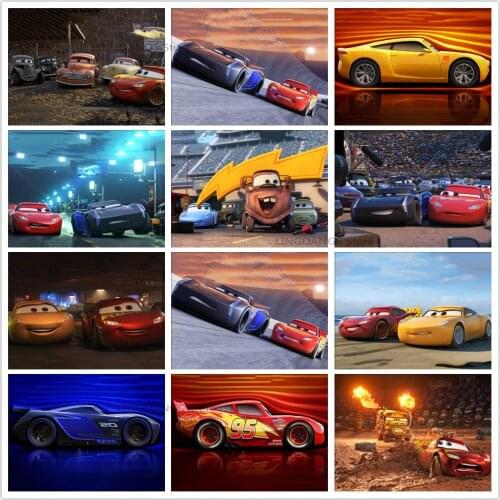 5d Diy Diamond Painting Disney Movie Cars 3 Animal Cartoon Poster Diamond Mosaic Embroidery Cross Stitch Kits Home Decor Gift