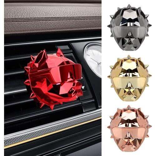LEEPEE Air Outlet Fragrance Car Diffuser Auto Decoration Car Perfume Interior Accessories Creative Bulldog Air Freshener