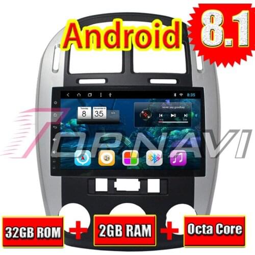Auto PC Multimedia for KIA Cerato 2007 2008 2009 2010 2011 2012 2013 2014 2015 2016 Android 8.1'' Topnavi Car Media Audio Player