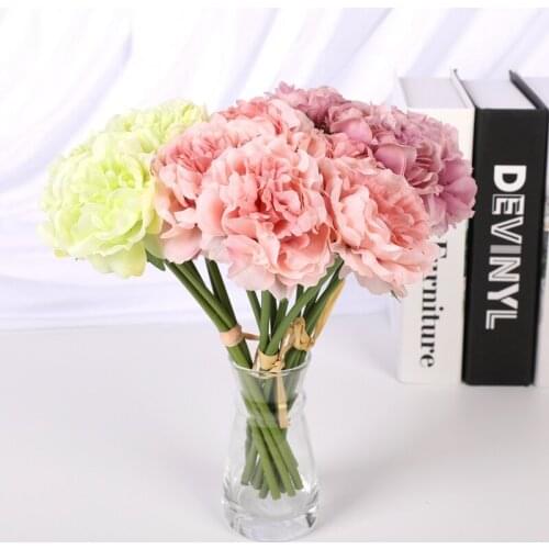 5 pieces Artificial peony bouquet Wedding Christmas decorations for home Garlands New Year Candy box Wreath Brooch Jewelry Gifts