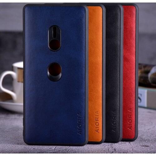 Case for Sony Xperia 1 XZ3 funda Luxury Vintage leather with soft cover for sony xperia 1 XZ3 case coque capa Business hoesje