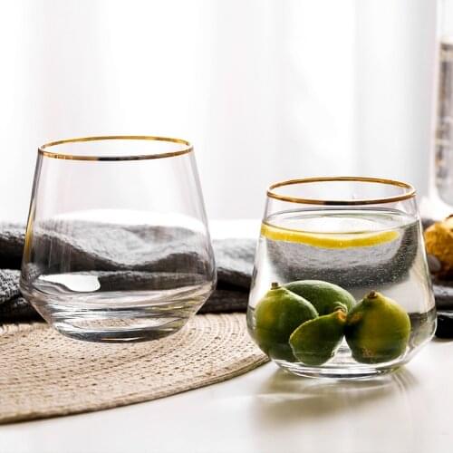 Whiskey Cup Home Transparent Drawing Phnom Penh Crystal Glass Diamond Cup Milk Cup Juice Cup Mousse Cup