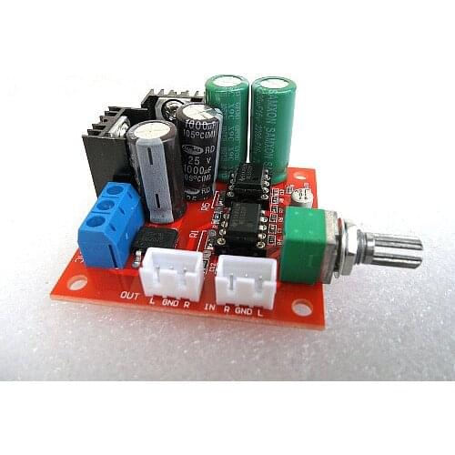 Reference " music fax A1 " circuit design Dual NE5532 Preamplifier board Suitable for all tone boards