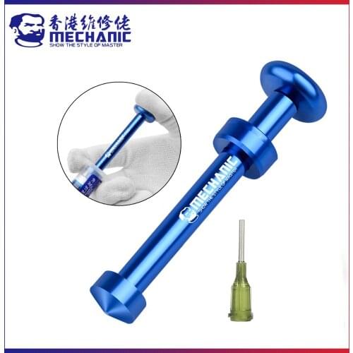MECHANIC Solder Flux Booster Aluminum Alloy Push Rod Needle Barrel Type Solder Paste Accessories Putter