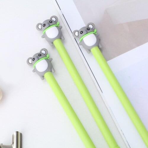 Koala Gel Pen Student Stationery Kawaii Pen Creative Cute Gel Pens Novelty Cartoon Writing Cute Pens Kawaii School Supplies