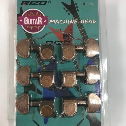 3L 3R Guitar Locking Tuners Guitar Tuning Pegs Machine Head Lock Antique Bronze