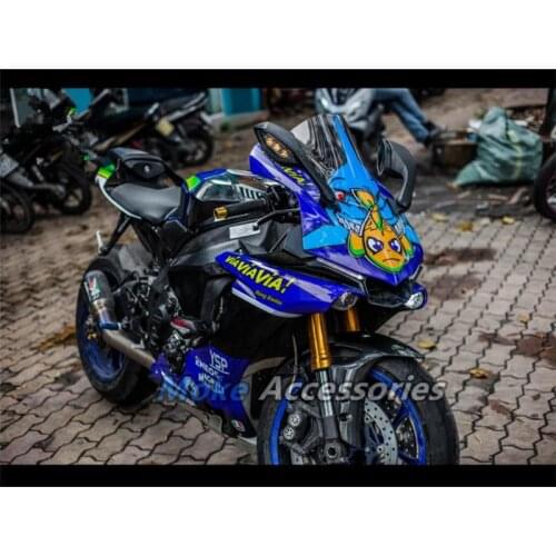 Motorcycle Fairings Kit Fit For Yzf R1 2015 2016 2017 2018 2019 Bodywork Set High Quality Abs Injection New Blue Shark