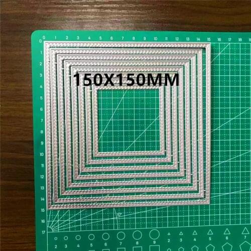 Square frame Cutting Templates New 2021 Stamps and Dies Scrapbooking New Arrival Metal Die Cutters for Scrapbooking Stamping