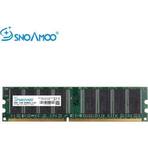 SNOAMOO desktop computer USED RAM DDR 1GB 400MHz 333MHz PC-3000S DIMM Non-ECC Computer 184-pin, for Intel, for AMD RAM lifetime