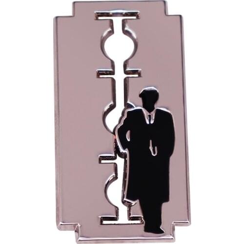 Peaky Blinders Razor Blade Lapel Pin