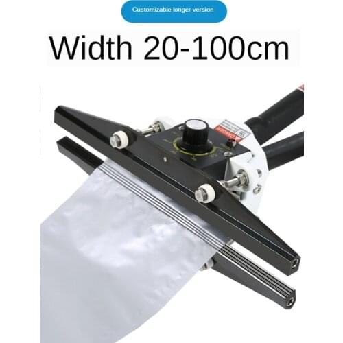 Portable Plastic Film Sealing Machine Hand Clamp Type Sealer Polyethylene PE Film Packaging Machine