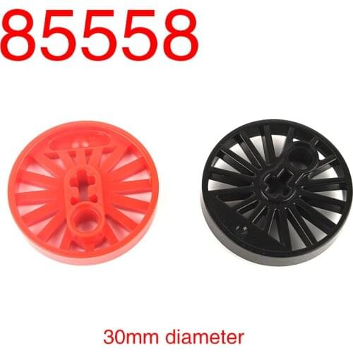 HUAZHI 10pcsHigh-tech building blocks 85558 train wheel MOC accessories pulley parts