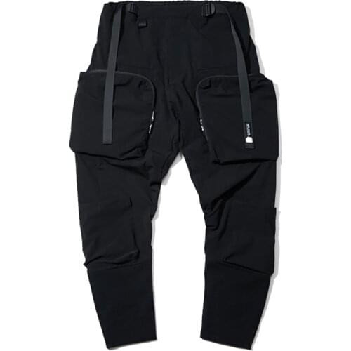 PUPIL TRAVEL PT-2004 Techwear City Stealth Cargo Pants Multiple Pockets Casual Jogger Trousers Hip Hop Style Punk Fashion