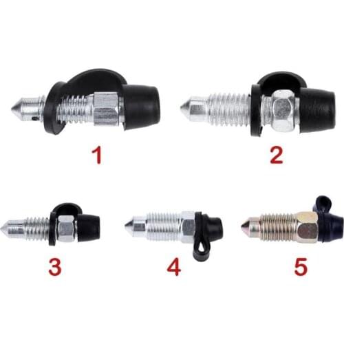 Motorcycle Brake Pump Brake Caliper Bleed Exhaust Screw Nipple Car Brake Screw Nipple Car Accessory High Quality Dust Cap