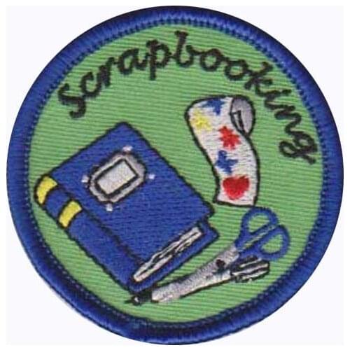 Embroidery the Scrapbooking Badge/Patches On Clothes Made by Twill Customized Designs are Welcomed 50pcs MOQ free shipping