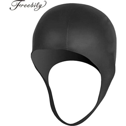 Adults Triathlon Training Winter Surfing Headgear 3mm CR Neoprene Waterproof Swimming Cap Men Women Summer Diving Cap Swim Hood