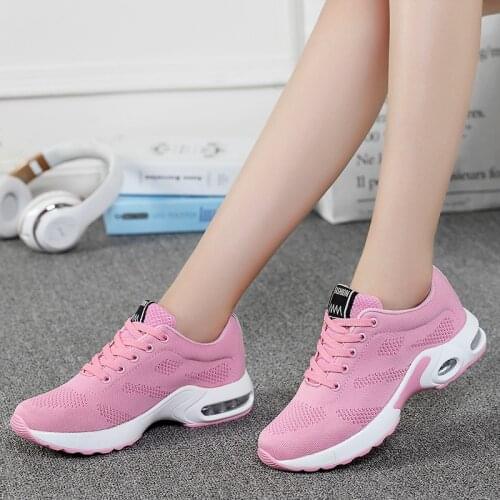 Mesh Women Sneakers Breathable Women Flat Shoes Lightweight Casual Shoes Ladies Lace-up Deportivas Mujer Chaussures Femme 8250