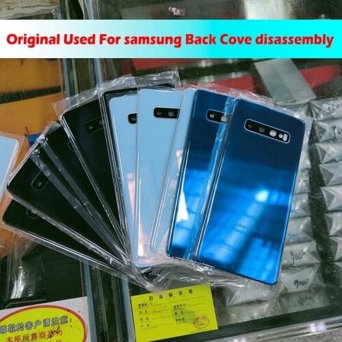 10 PCS Original Used For Samsung S8 S9 S10 S10 Plus NOTE 8 NOTE 9 NOTE 10 S20 S20+ S20U Back Cover Not new disassemb