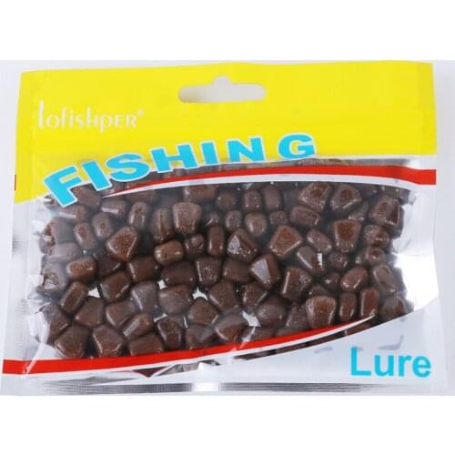 100Pcs/Pack Soft Baits Corn With Corn Smell Carp Fishing Lures Floating Baits Bionic Corn Grain Fishing Soft Bait