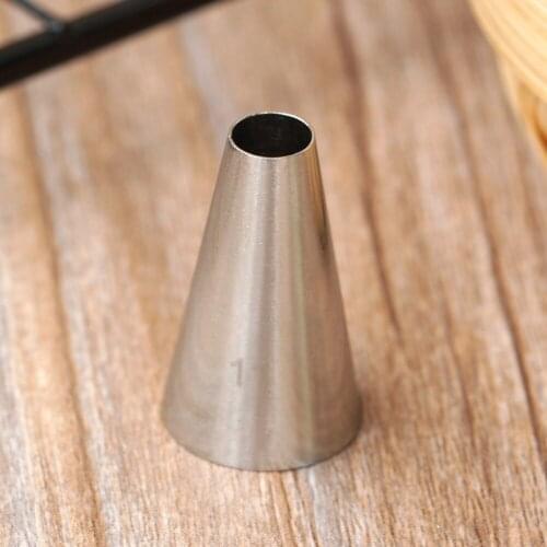 #11 Round Piping Nozzles Pastry Icing Tips Fondant Cup Cake Chocolate Baking Decorating Tools Stainless Steel