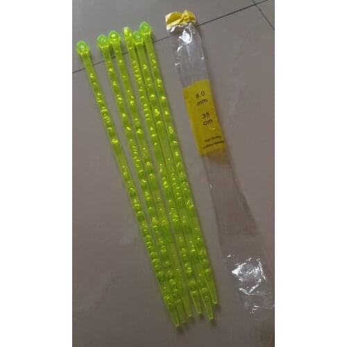 2pc/size 7 Size/set 35cm Acrylic Straight Knitting Needle Kits DIY Knitted Needlework Tool Kits Plastic Needle Single Point