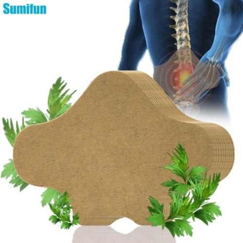 Sumifun 24pcs Lumbar Plaster Wormwood Extract Vertebra Plaster Pain Rlieving Patch Medicated Knee Joint Ache Rheumatoid D3278