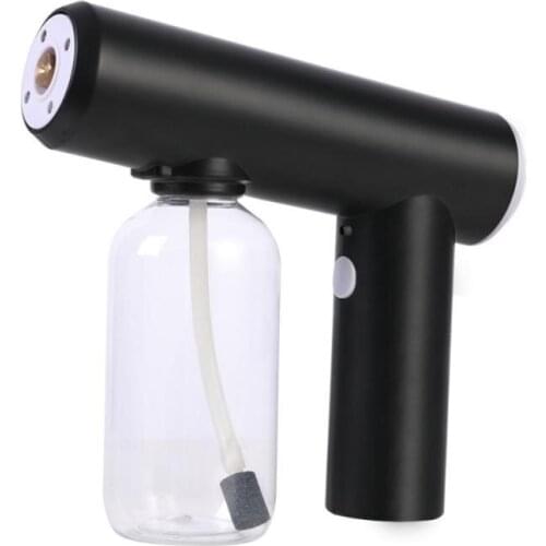 250ml USB Wireless Nano Blue Light Steam Spray Disinfection Sprayer Gun Electric Sanitizer Sprayer Home Garden Watering Supplies