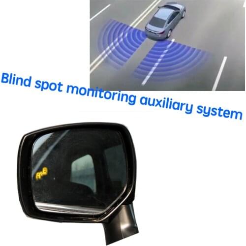 Car BSD BSM BSA Blind Area Spot Warning Drive Mirror Rear Radar Detection System For Subaru Forester SJ 2012~2018