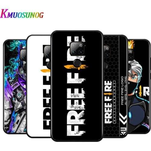 Free Fire Games For Huawei Mate 10 20 20X(5G) 30 40 40RS Nova5i PRO Lite Plus Black Soft Phone Case