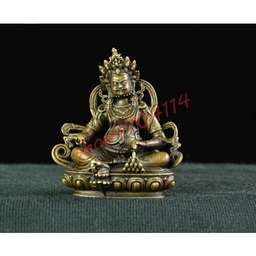 Pure copper with Buddha statues, exquisite handicraft decorations