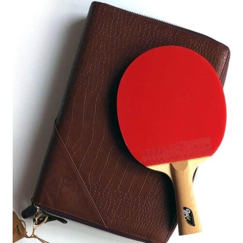 Double fish 9 stars table tennis racket finished racket 9AC professional blade with professional rubber with good case