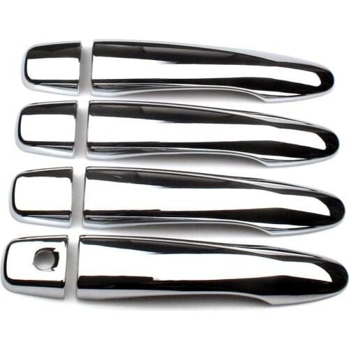 For Nissan X-Trail Qashqai Rogue 2014- 2017 Chrome Door Handle Cover ABS Trim Accessories